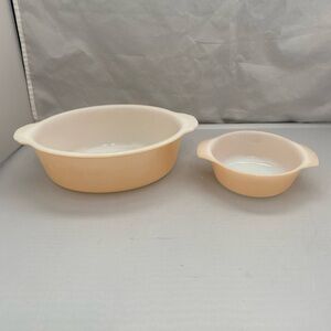 Fireking Peach Lusterware